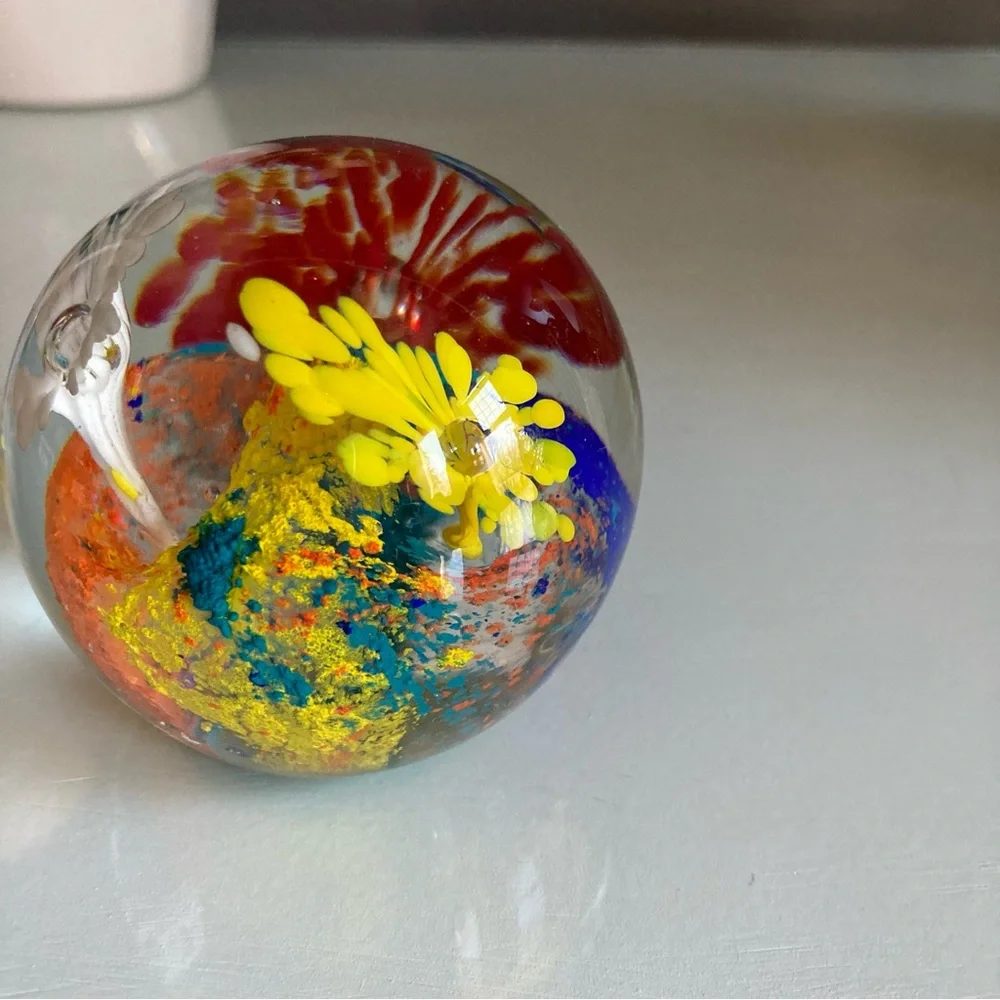Glass Colorful Paperweight - Picture 3 of 7